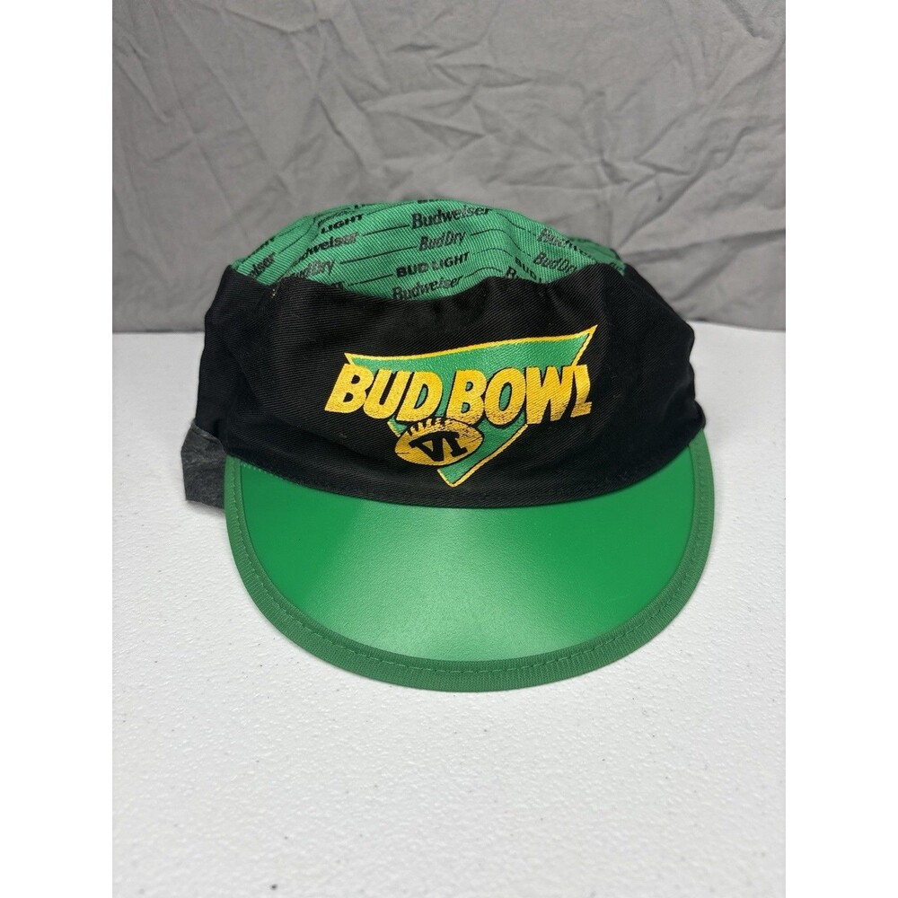 Vintage 1994 Bud Bowl 6 Painters Cap Hat Football Budweiser Football adult